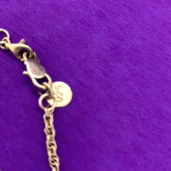 Sterling Silver Flower Pendant on 16” 925 Rope Chain - Picture 13 of 15